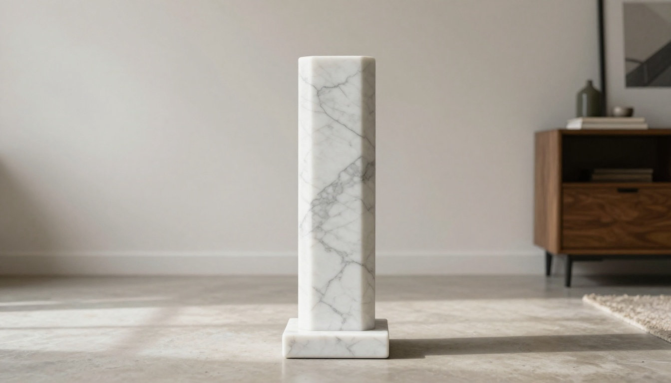3 astuces pour intégrer une colonne dans un décor actuel