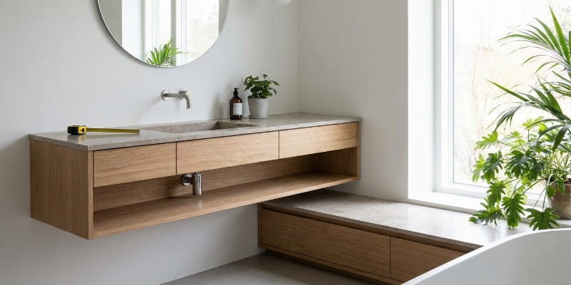 Hauteur de meuble de salle de bain