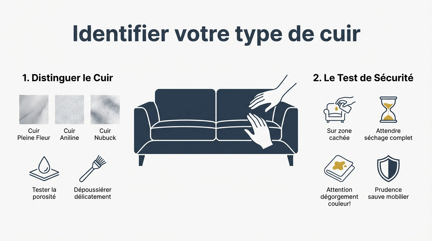 Identification des différents types de cuirs pour canapé
