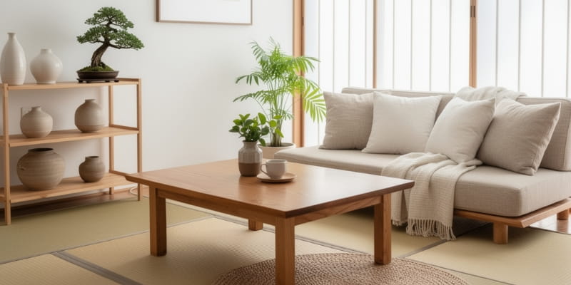 Salon japonais Zen