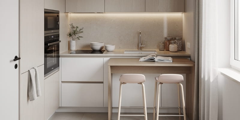 Aménagement d'une cuisine de 4m2