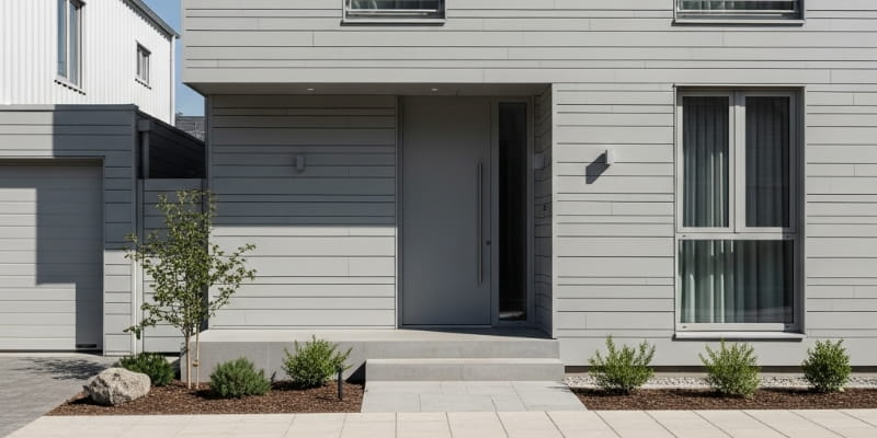 Choisir la façade gris clair et moderne de sa maison