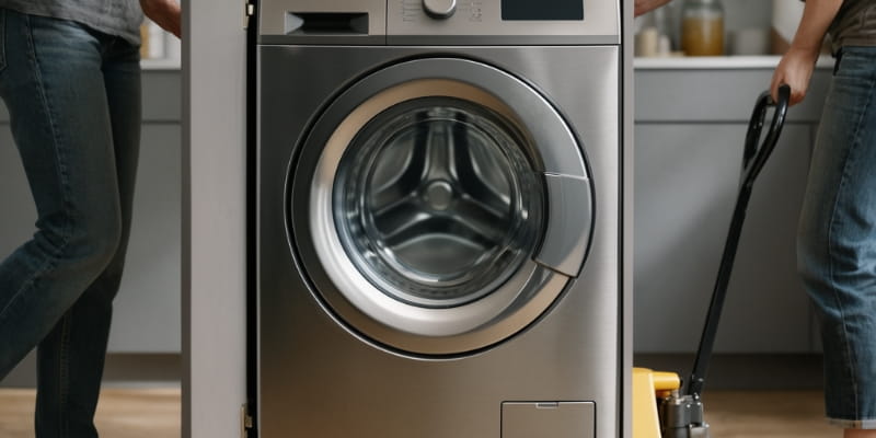 le poids moyen d'une machine à laver