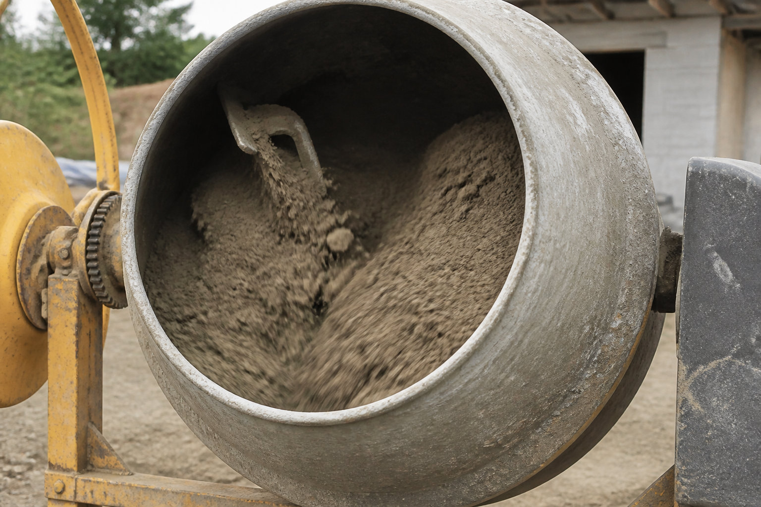 Ma méthode pour gâcher proprement à la bétonnière
