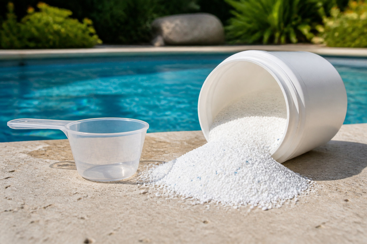 Le dosage chlore choc piscine : maîtrisez le calcul par m3
