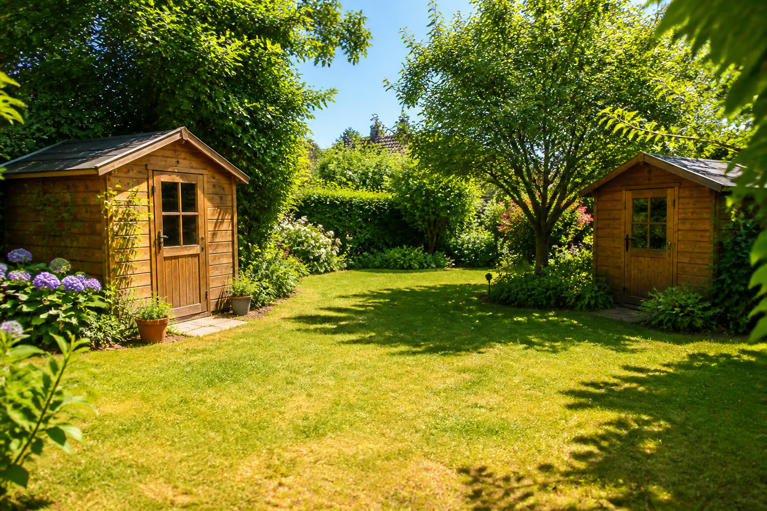 Maîtriser la règle des 5m2 pour vos deux abris de jardin