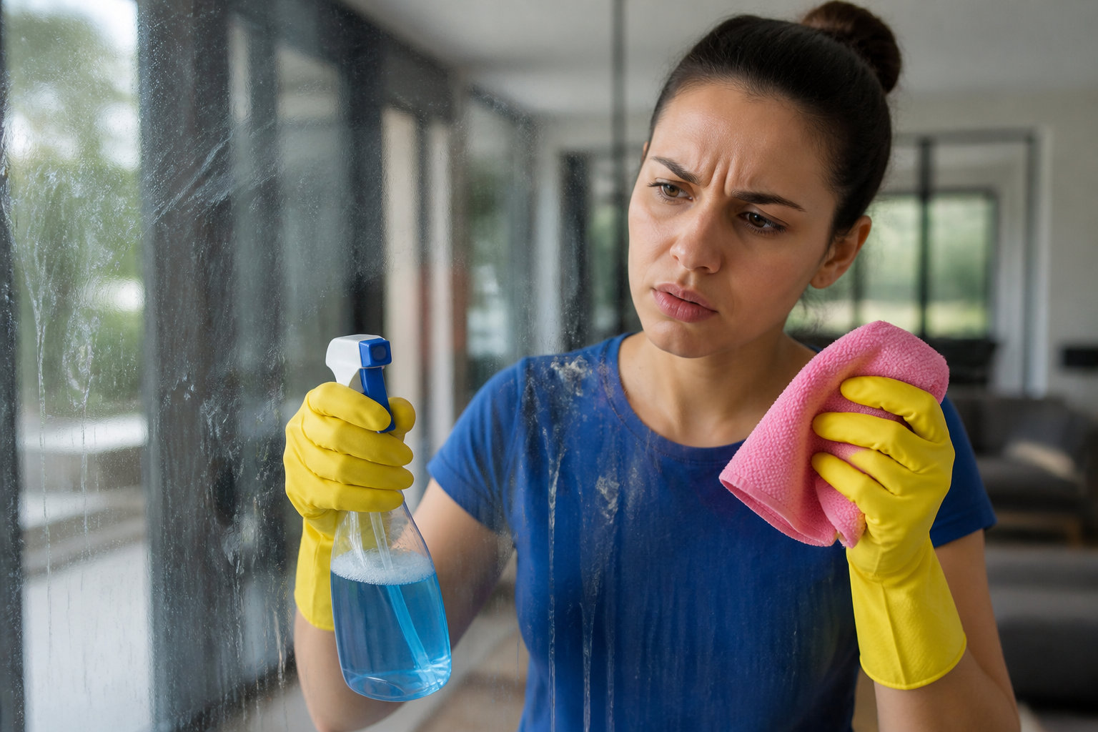 4 erreurs courantes qui laissent des marques sur le verre