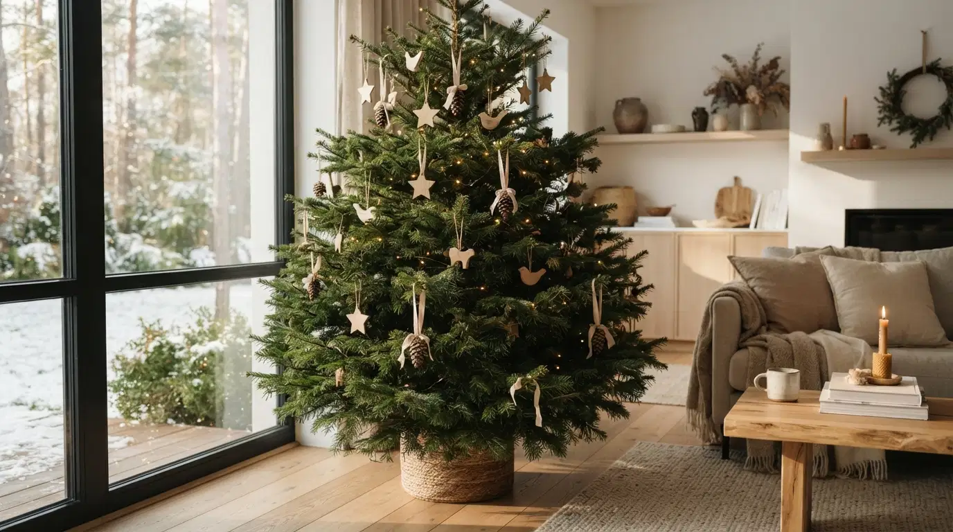 Le sapin naturel, un diffuseur d'ambiance d'hiver